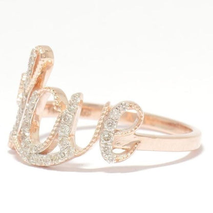 Diamond Love Ring