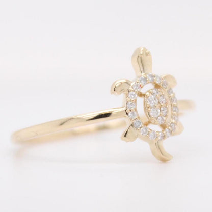 Turtle Diamond Ring