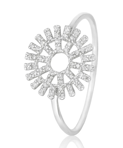Sun Diamond Ring