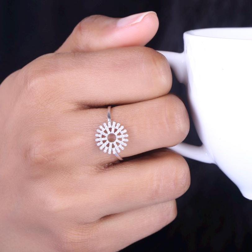Sun Diamond Ring