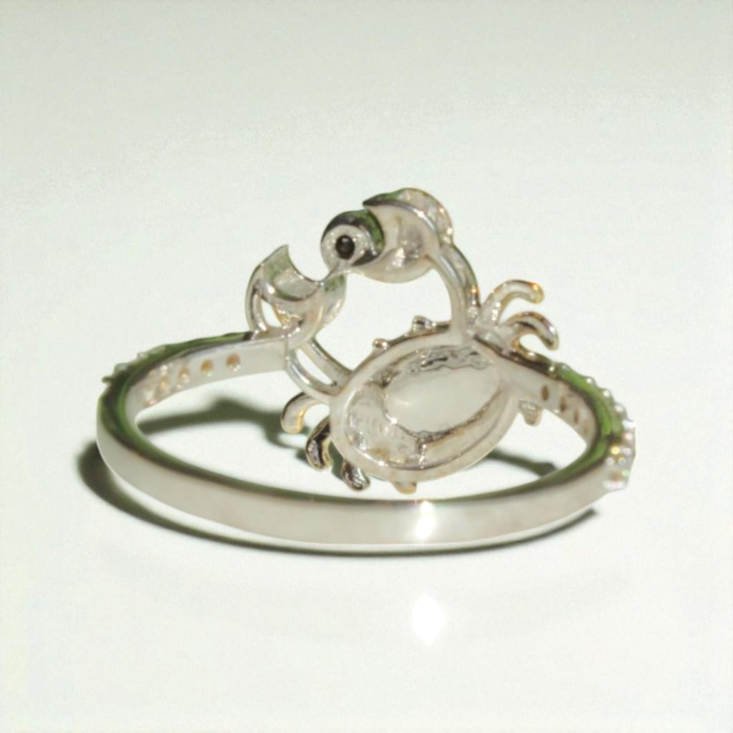 Zodiac Crab Diamond Ring