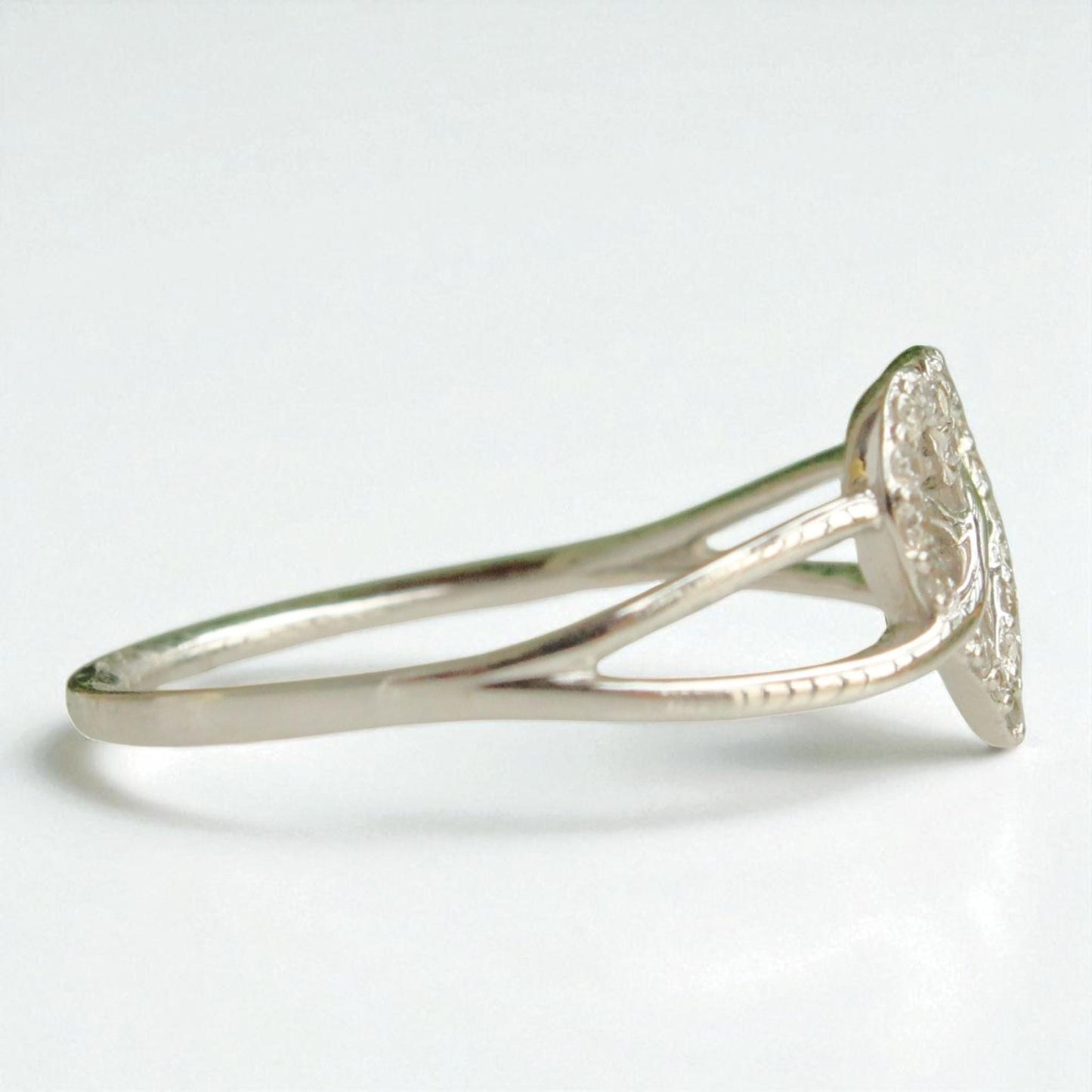 Heart Infinity Diamond Ring