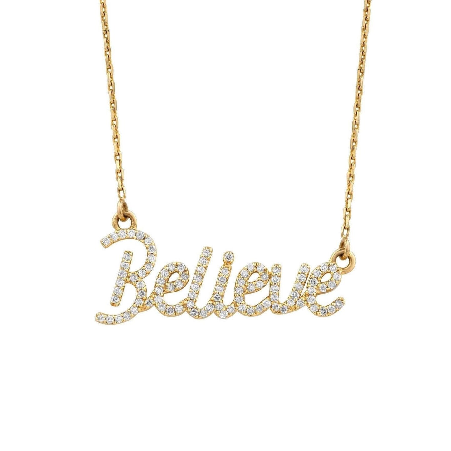 Believe Diamond Necklace