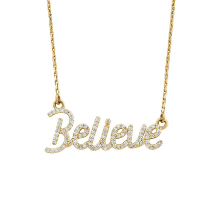 Believe Diamond Necklace