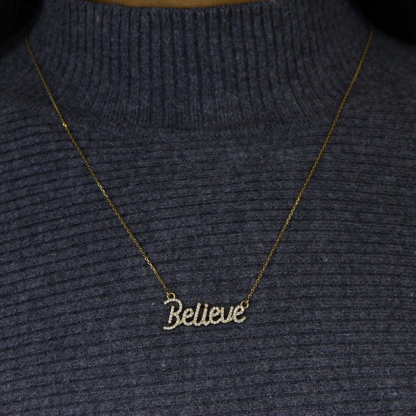 Believe Diamond Necklace