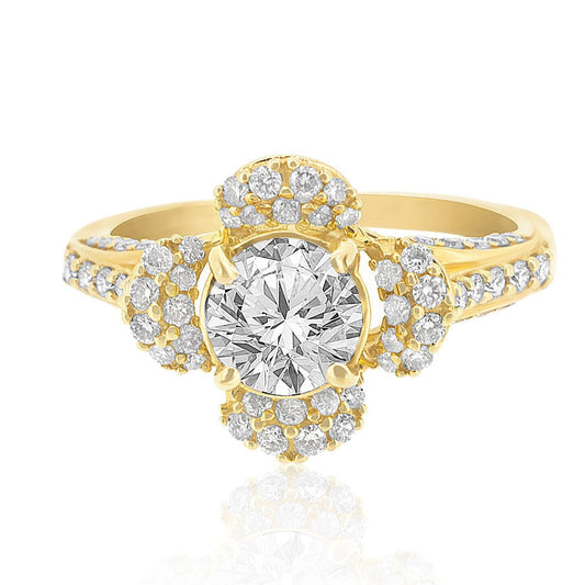 Round Solitaire Diamond Ring