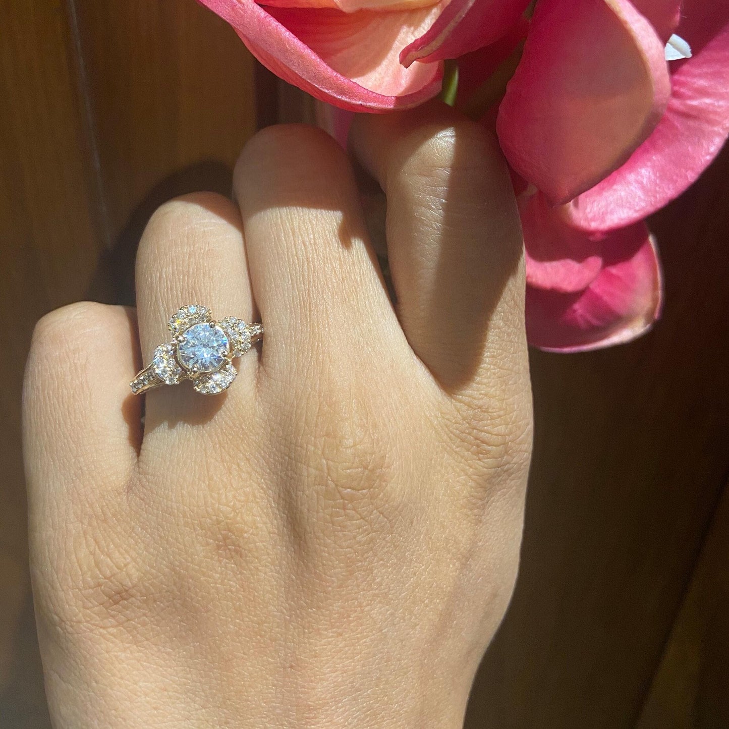 Round Solitaire Diamond Ring