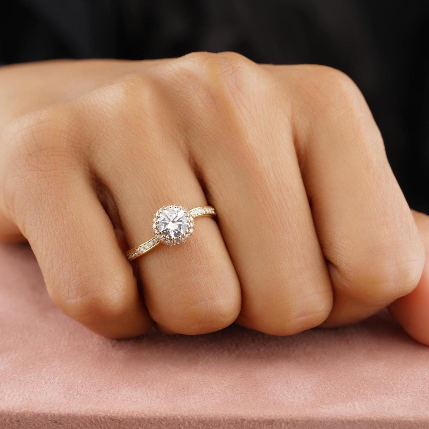 Solitaire Diamond Engagement Ring