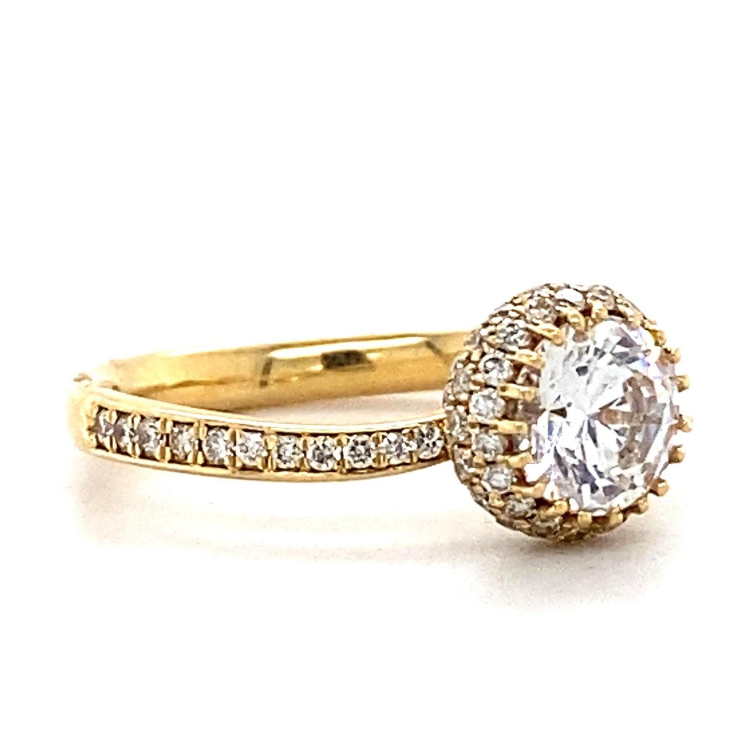 Solitaire Diamond Engagement Ring