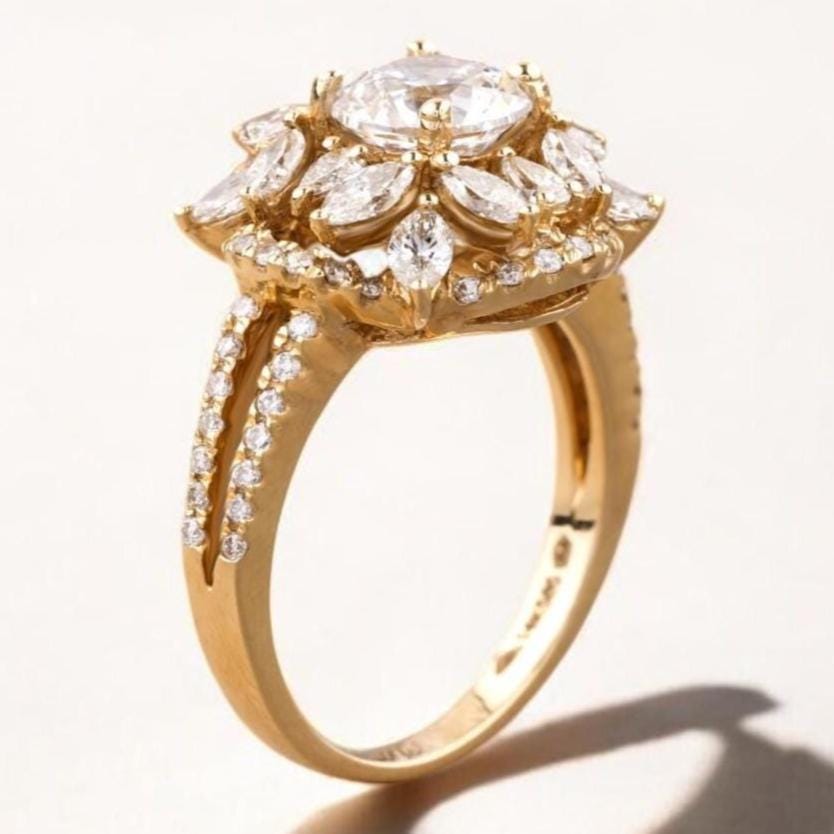 Solitaire Diamond Engagement Ring