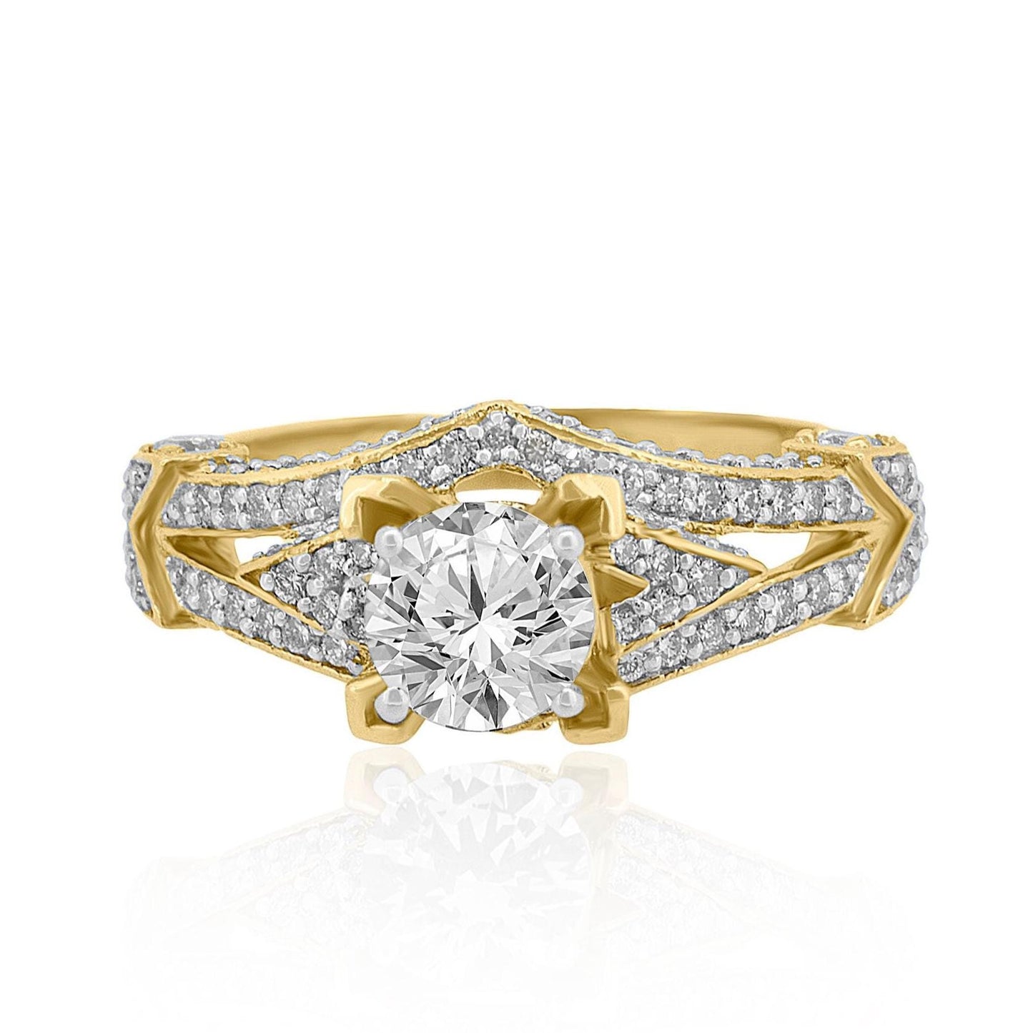 Round Solitaire Diamond Ring