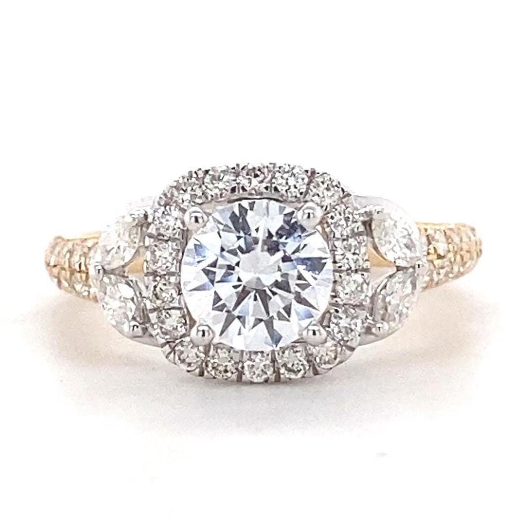 Solitaire Square Diamond Ring