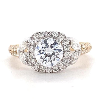 Solitaire Square Diamond Ring
