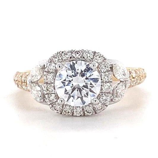 Solitaire Square Diamond Ring
