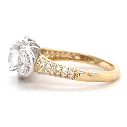 Solitaire Square Diamond Ring