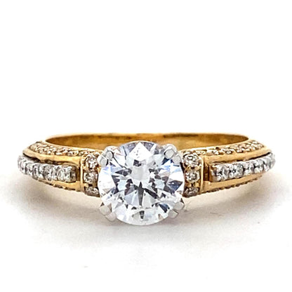 Round Solitaire Diamond Ring