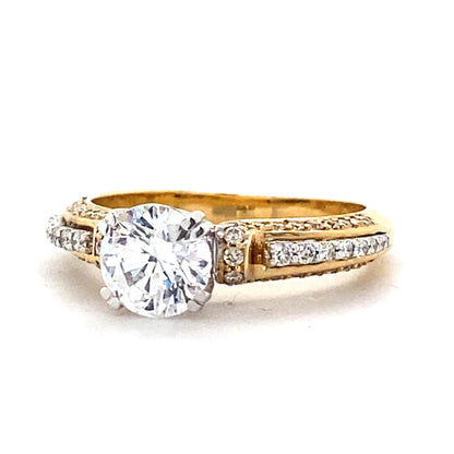 Round Solitaire Diamond Ring