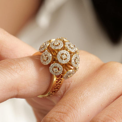 Orb Statement Diamond Ring