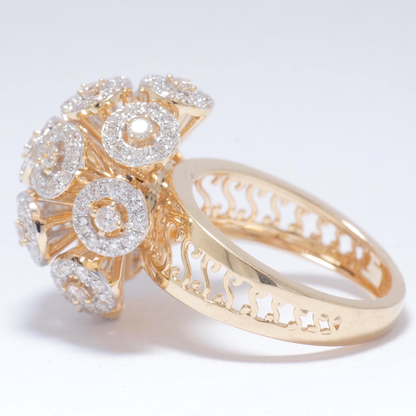 Orb Statement Diamond Ring