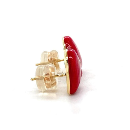 Kids Heart Diamond Stud Earrings
