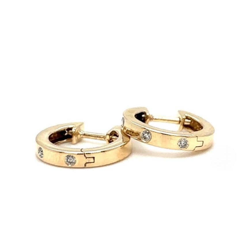 Diamond Huggie Kids Earrings