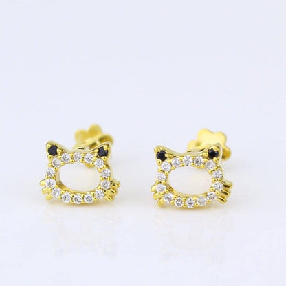 Kids Frog Diamond Stud Earrings