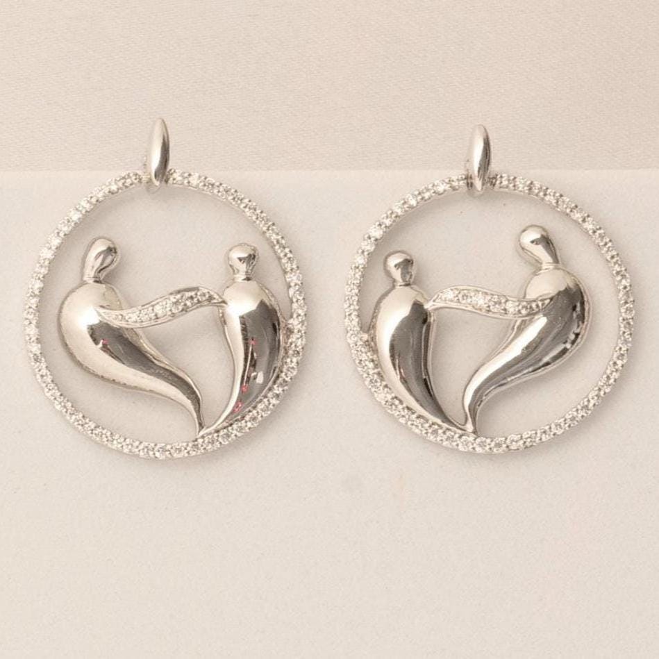 Mother Child Stud Earrings