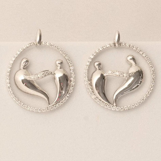 Mother Child Stud Earrings