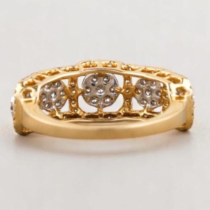 Diamond Halo Eternity Ring