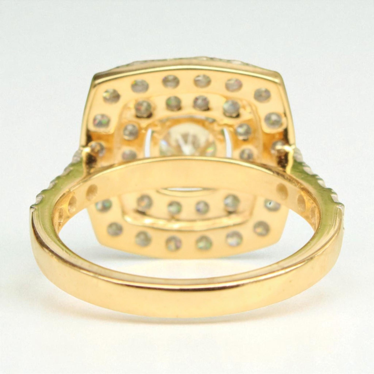 Solitaire Square Diamond Ring