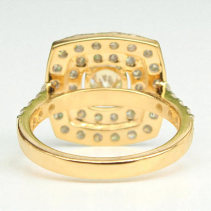 Solitaire Square Diamond Ring