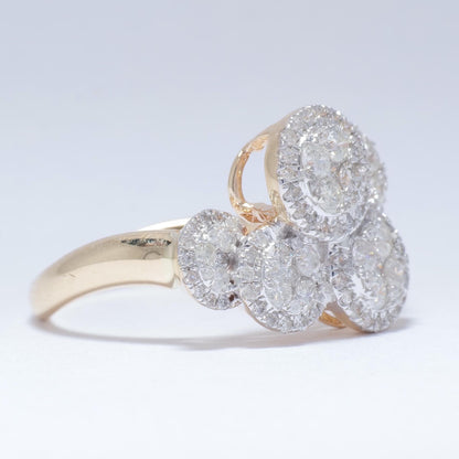 Cloud Diamond Ring