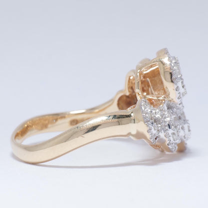 Cloud Diamond Ring