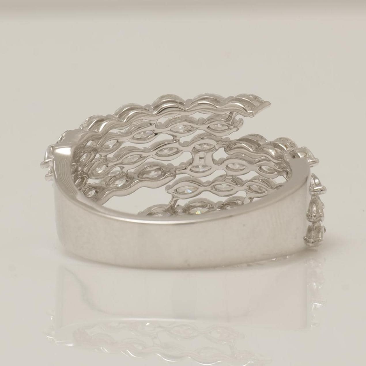 Marquise Wide Diamond  Ring