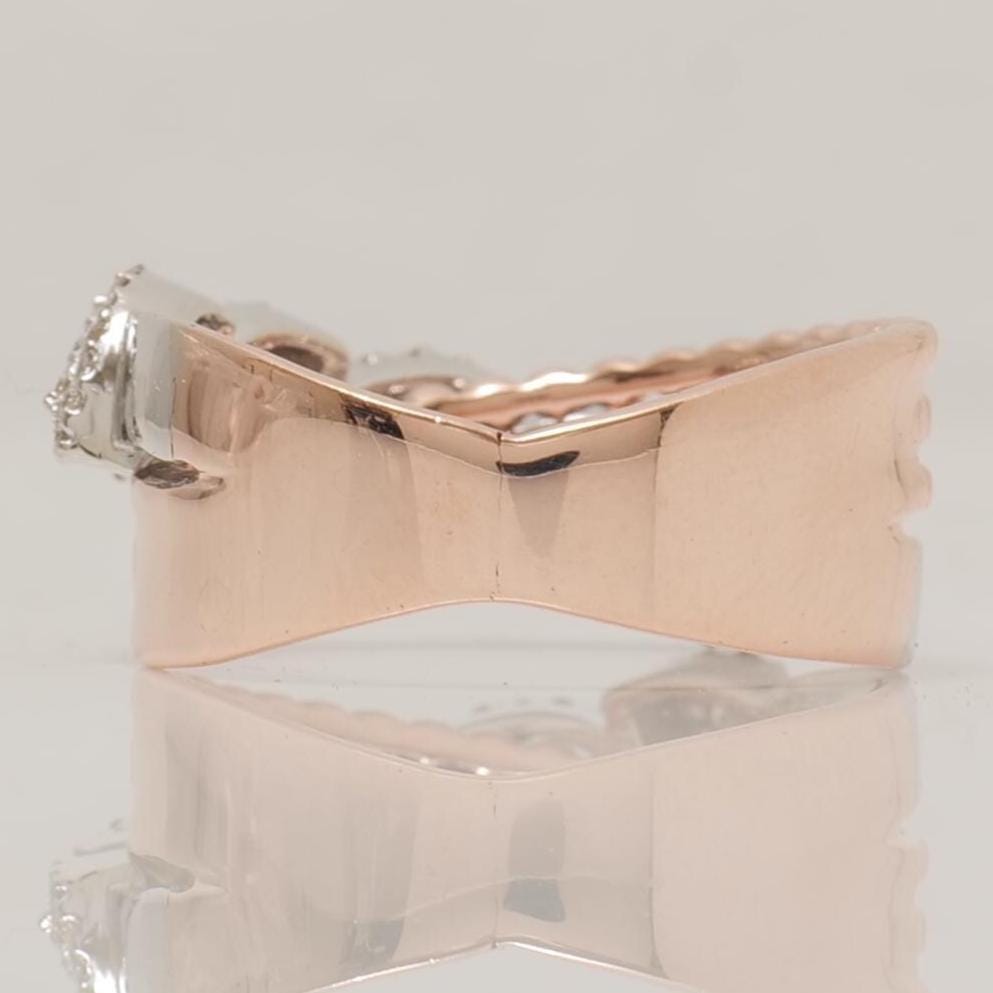 Marquise Leaf Band Ring