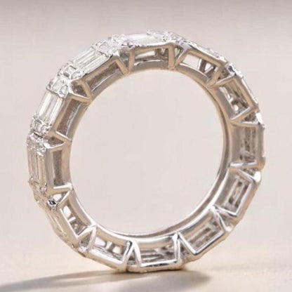 Emerald Illusion Wedding Ring