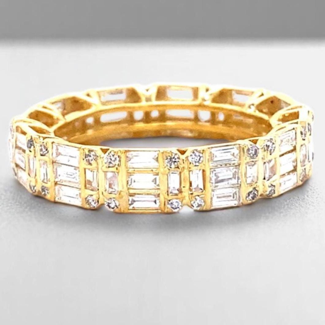 Emerald Illusion Wedding Ring
