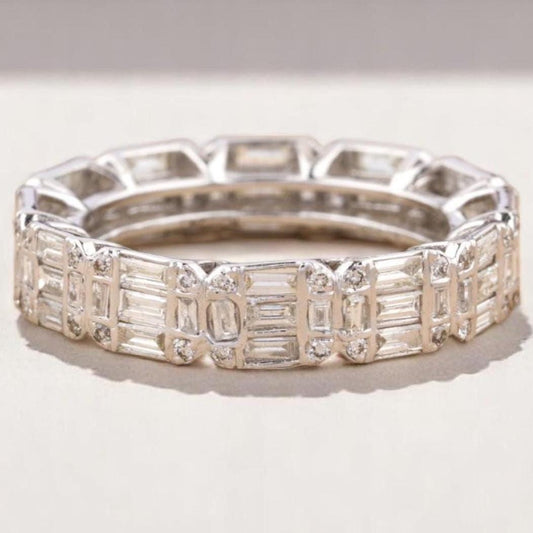 Emerald Illusion Wedding Ring