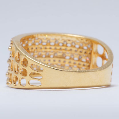 Eternity Diamond Wide Band Ring