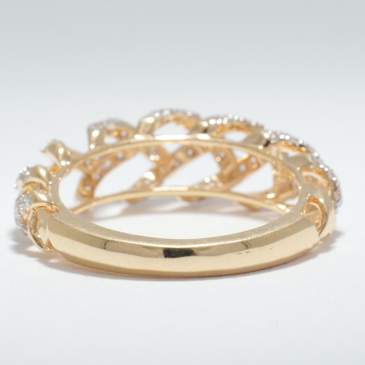 Weave Design Diamond Ring