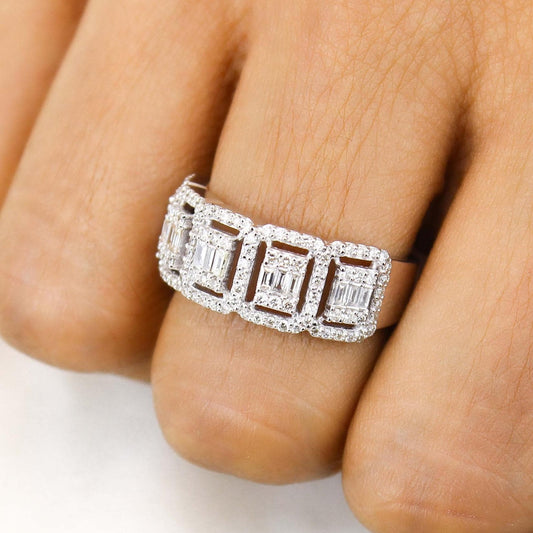 Halo Diamond Ring