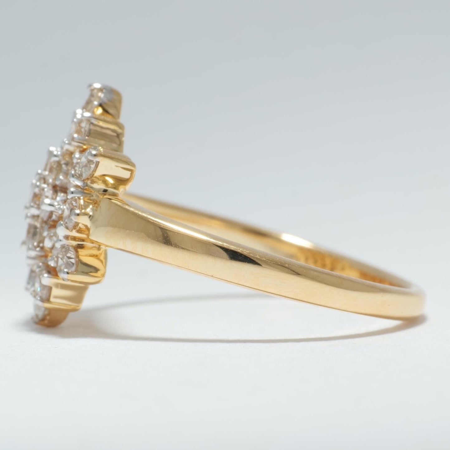 Cluster Snowflakes Diamond Ring