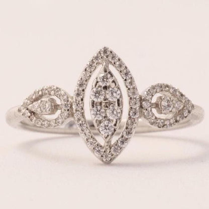 Halo Marquise Diamond Ring
