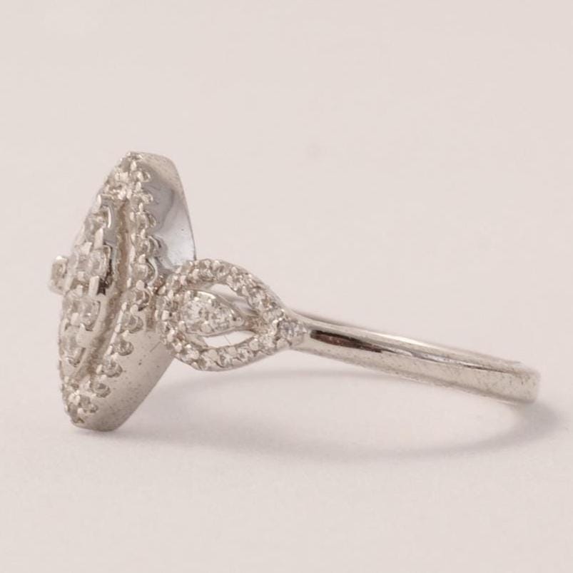 Halo Marquise Diamond Ring
