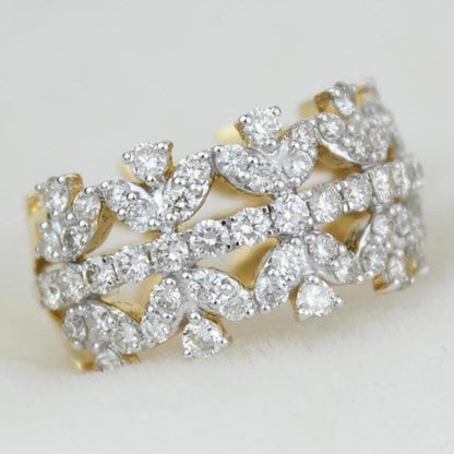 Crown Diamond Ring