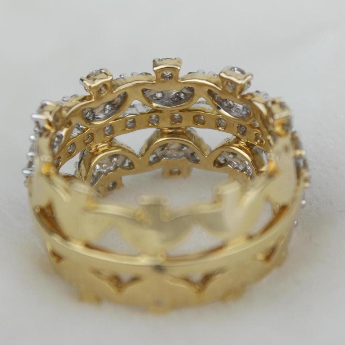 Crown Diamond Ring