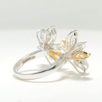 Floral Marquise Diamond Ring