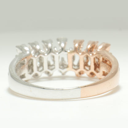 Pear & Marquise Diamond Band Ring