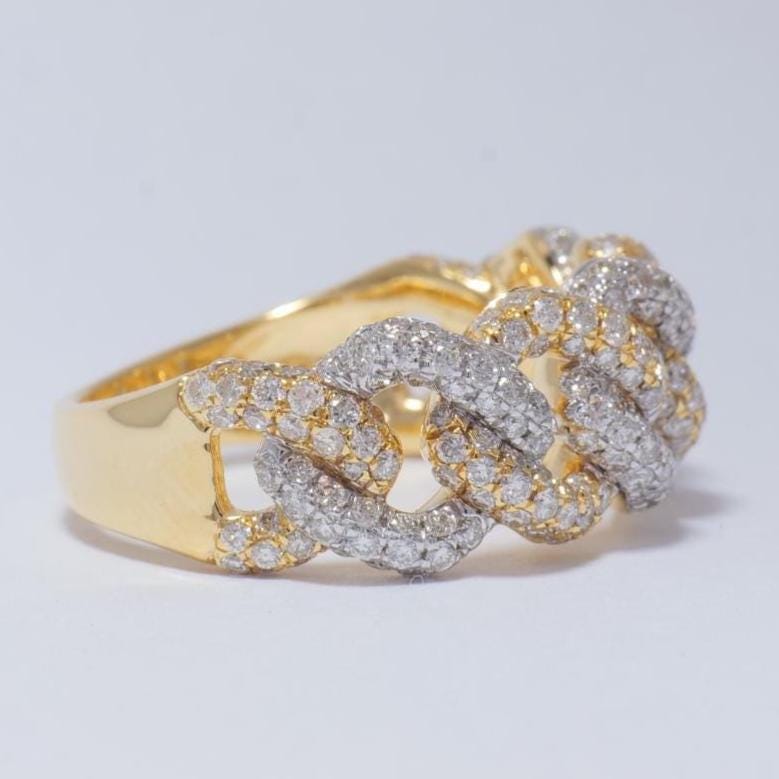 Miami Cuban Diamond Ring