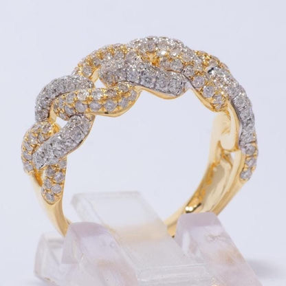 Miami Cuban Diamond Ring